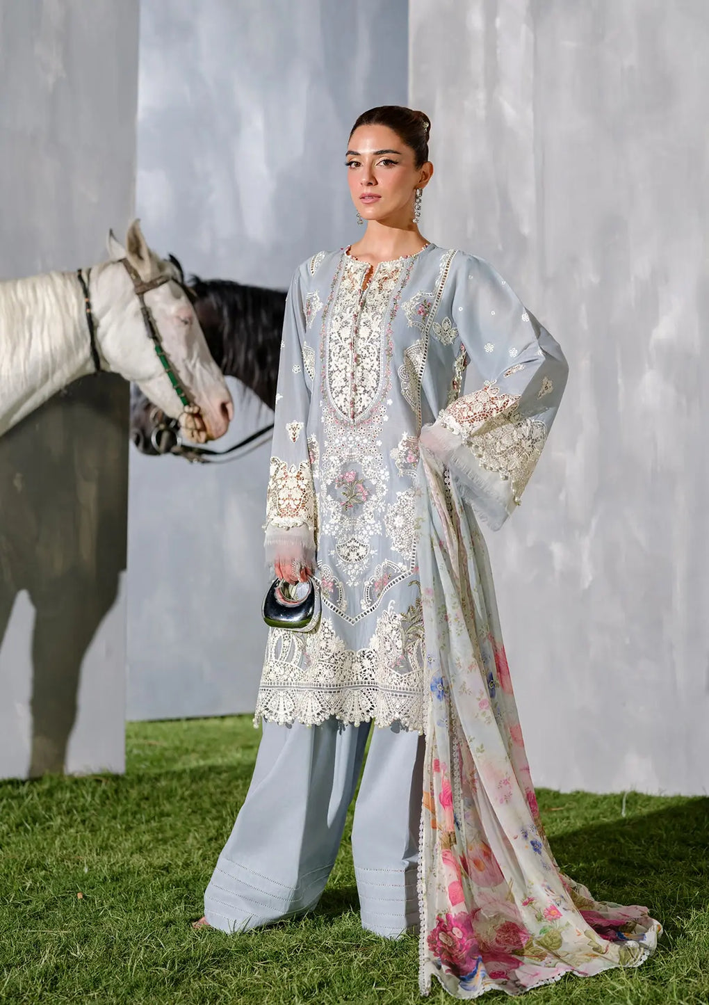 Elaf ISSABEL Embroidered Lawn 3-Piece Unstitched Suit – SI-F-24