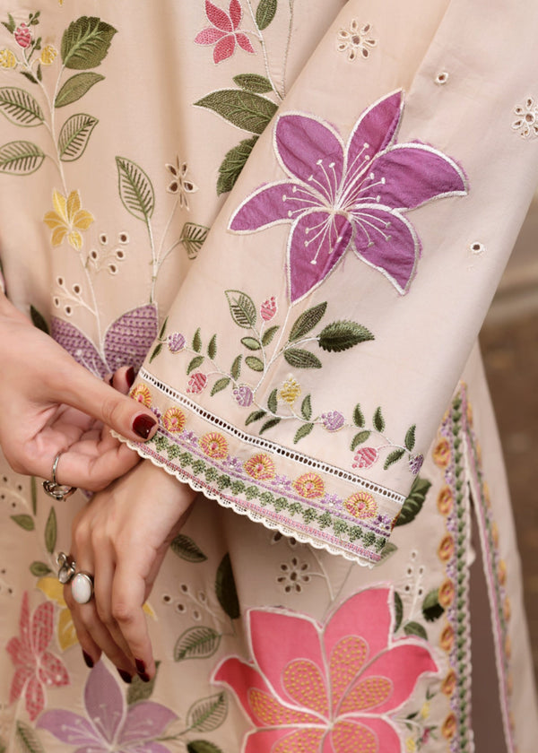 Aneelas Lawn Embroidered Luxury 3 Piece Dress- SI-F-134