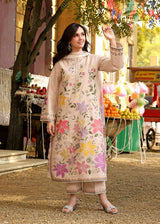 Aneelas Lawn Embroidered Luxury 3 Piece Dress- SI-F-134