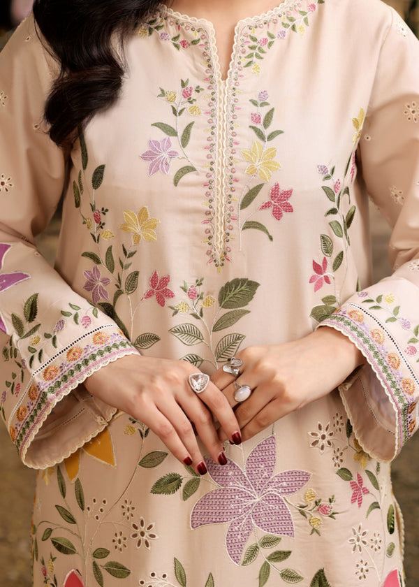 Aneelas Lawn Embroidered Luxury 3 Piece Dress- SI-F-134