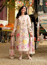 Aneelas Lawn Embroidered Luxury 3 Piece Dress- SI-F-134
