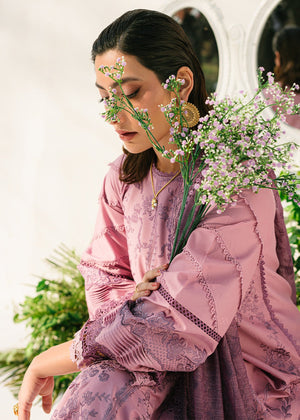 Binilyas Lawn Embroidered Stitched 3-Piece Suit - SI-F-26