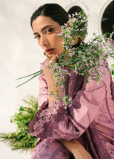 Binilyas Lawn Embroidered Stitched 3-Piece Suit - SI-F-26