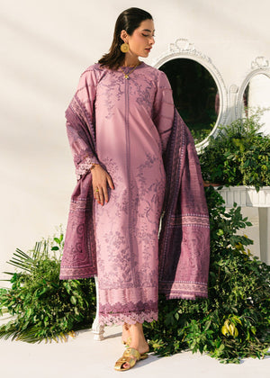 Binilyas Lawn Embroidered Stitched 3-Piece Suit - SI-F-26