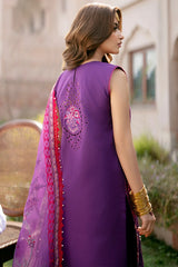 Bin Ilyas Luxury Lawn Embroidered Unstitched 3 Piece - SI-F-27