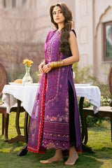 Bin Ilyas Luxury Lawn Embroidered Unstitched 3 Piece - SI-F-27