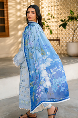 Roheenaz - 3PC Unstitched Dhanak Embroidered Suit - SI-F- 75