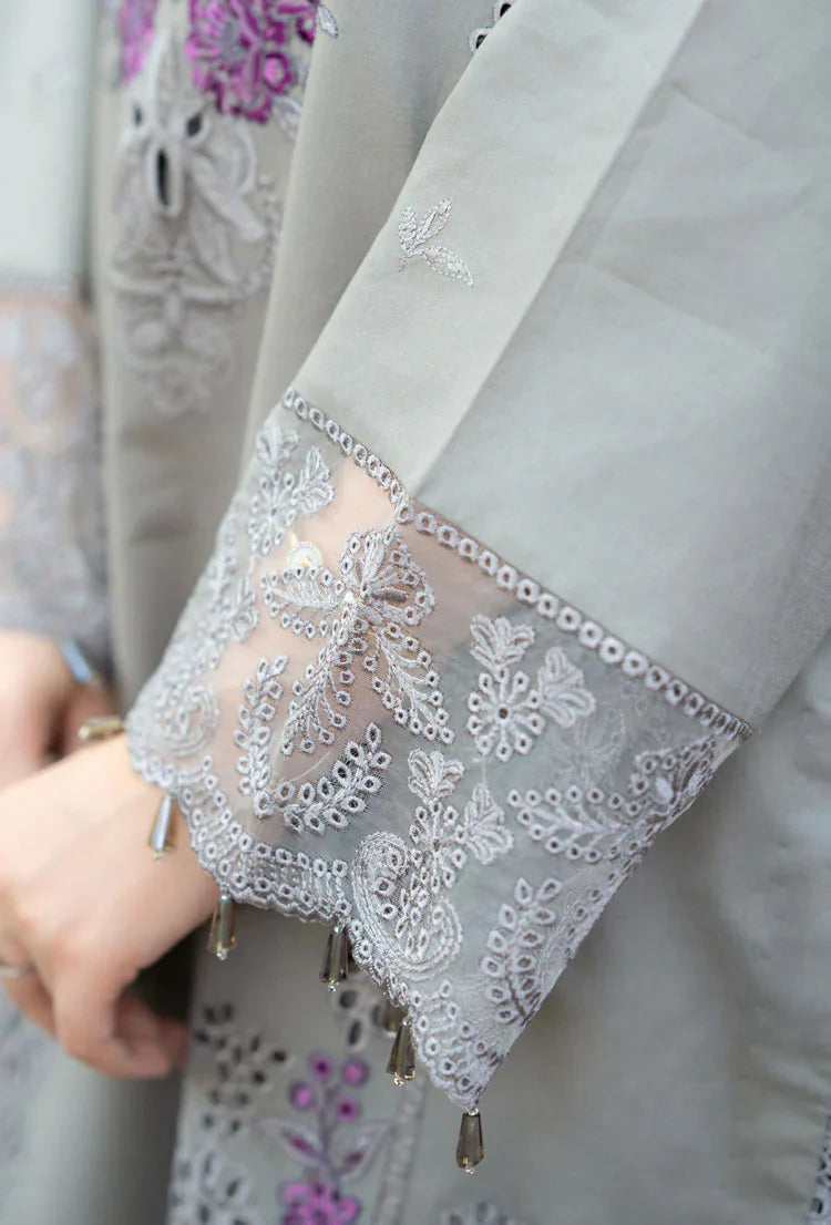 Mushq by libaas - 3PC Dhanak Embroidered Suit - SI-F-003