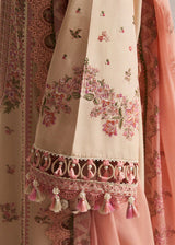 Hussain Rehar 3PC Embroidered Lawn Suit with Printed Chiffon Dupatta - SI-F-29