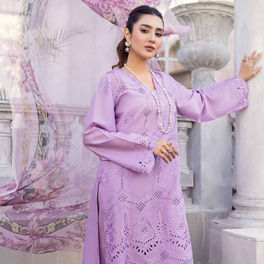 Safwa Carina Luxury Embroidered 3-Piece Unstitched - SI-F-64