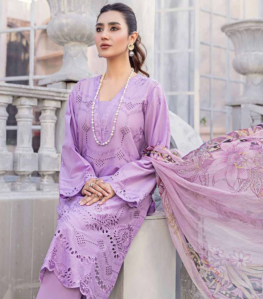 Safwa Carina Luxury Embroidered 3-Piece Unstitched - SI-F-64