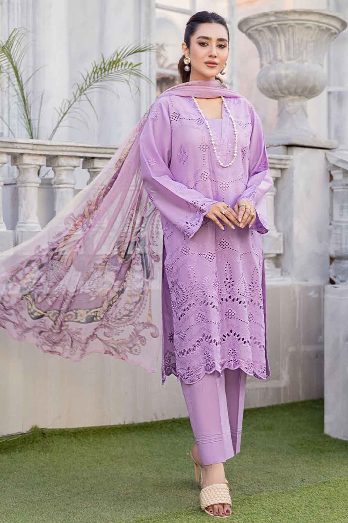 Safwa Carina Luxury Embroidered 3-Piece Unstitched - SI-F-64