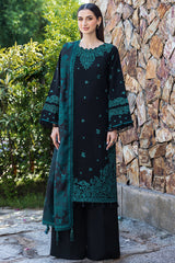 Farasha Embroidered Khaddar Unstitched 3Pc Suit - SI-F-42