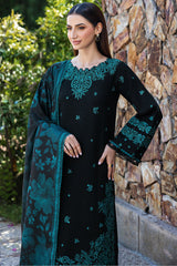 Farasha Embroidered Khaddar Unstitched 3Pc Suit - SI-F-42