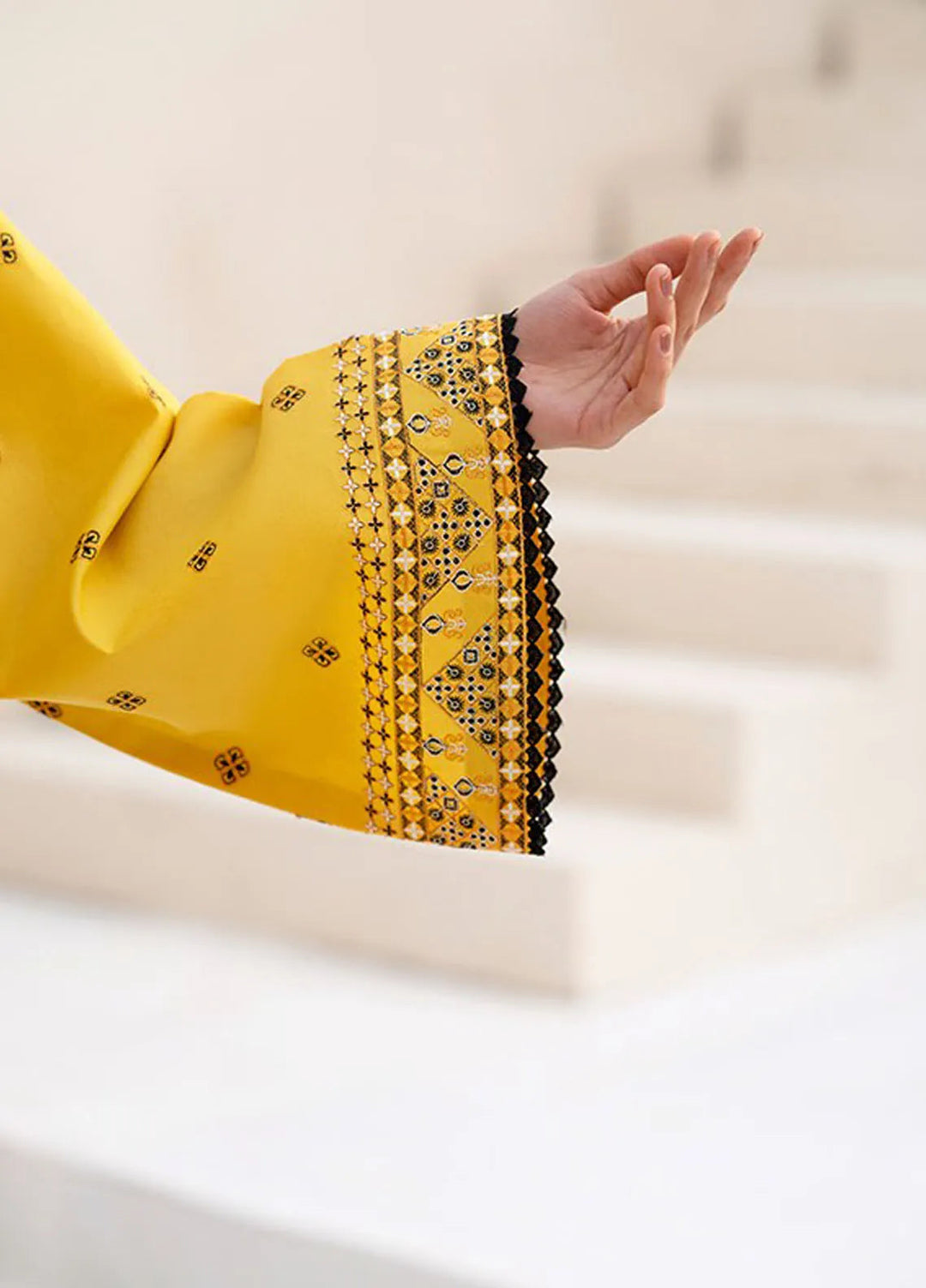 Aaina by Bin Ilyas Embroidered Lawn Suit Unstitched 3 Piece - SI-F- 78