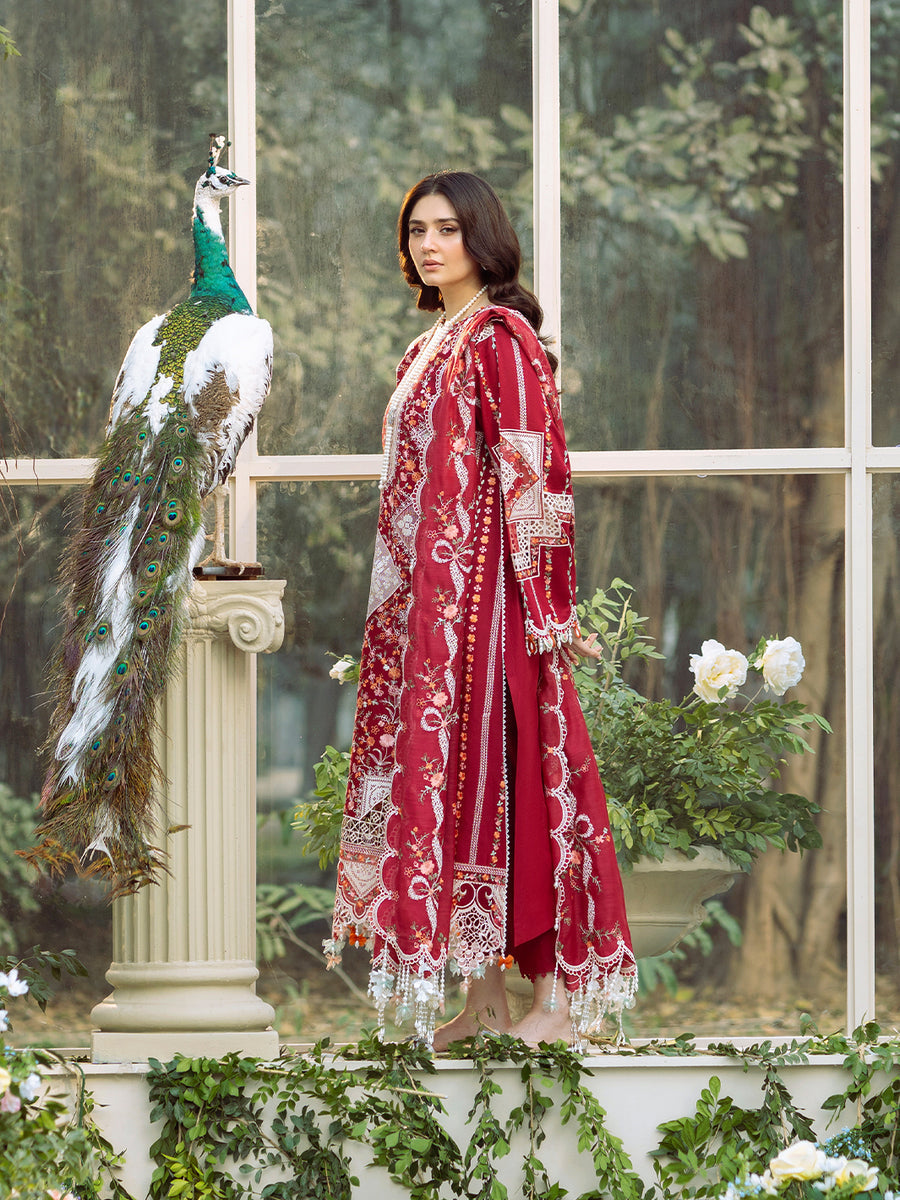 BIN ILYAS EMBROIDERED LUXURY LAWN COLLECTION - SI-F-16