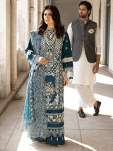 MAHNUR - 3PC LAWN EMBROIDERED Unstitched Collection SI F 18