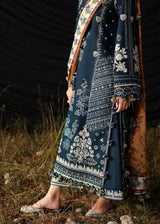 Chashm-e-Bahr Unstitched Embroidered 3-Piece by Hussain Rehar – SI-F-82