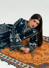 Chashm-e-Bahr Unstitched Embroidered 3-Piece by Hussain Rehar – SI-F-82